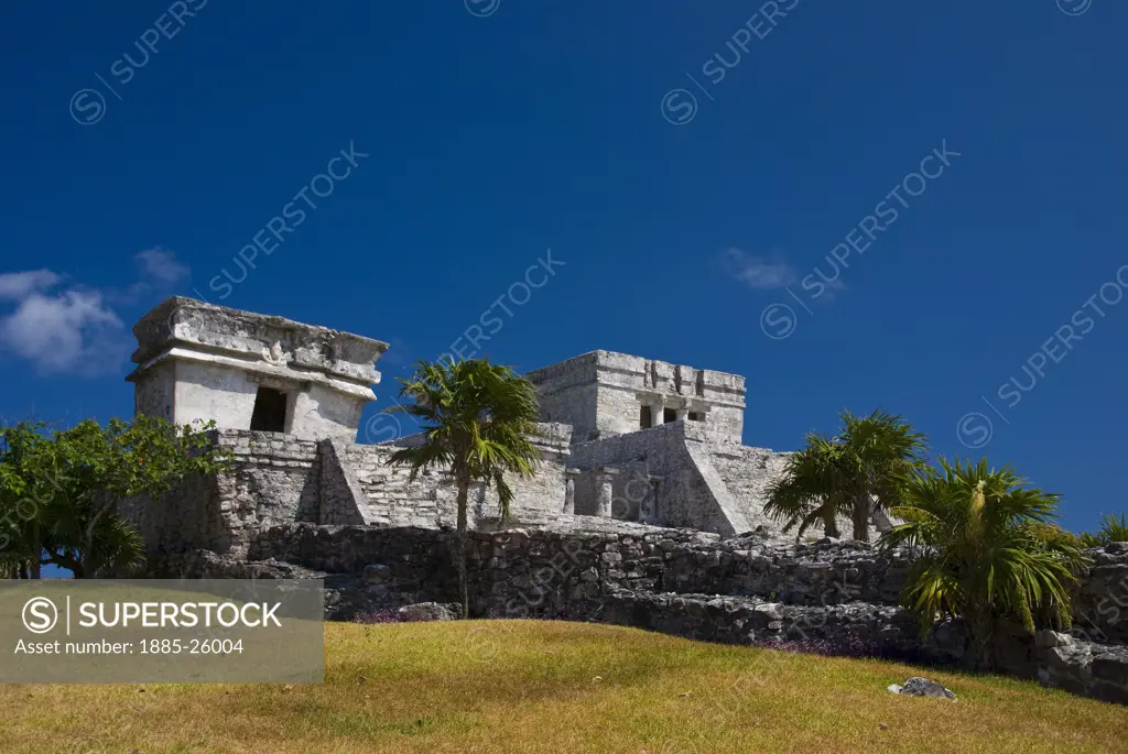 Mexico, Quintana Roo, Tulum, El Castillo Temple