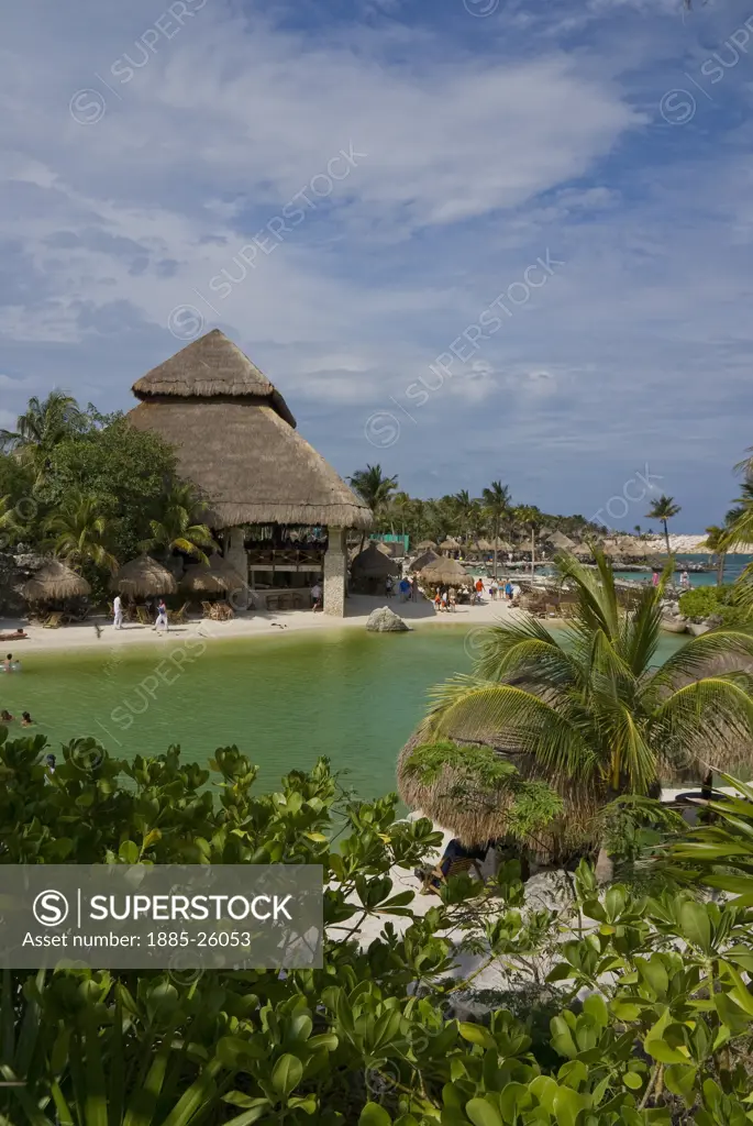 Mexico, Quintana Roo, Xcaret, Xcaret Bay