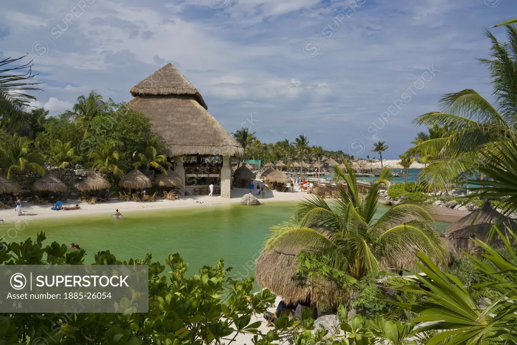 Mexico, Quintana Roo, Xcaret, Xcaret Bay