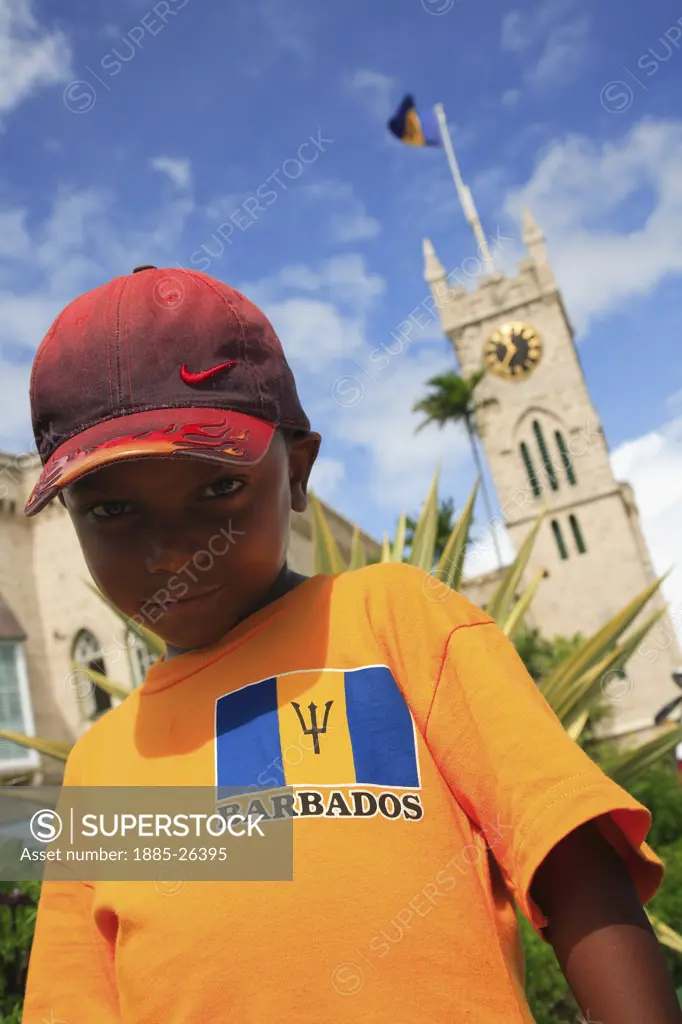 Caribbean, Barbados, Bridgetown, Local people - a little boy