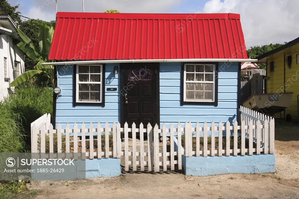 Caribbean, Barbados, St Peter, Local house