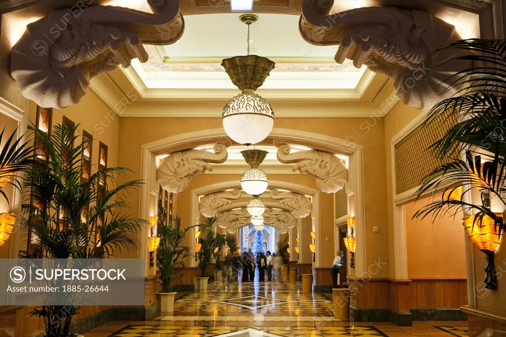 United Arab Emirates, Dubai, Atlantis Palm Jumeirah Hotel - interior