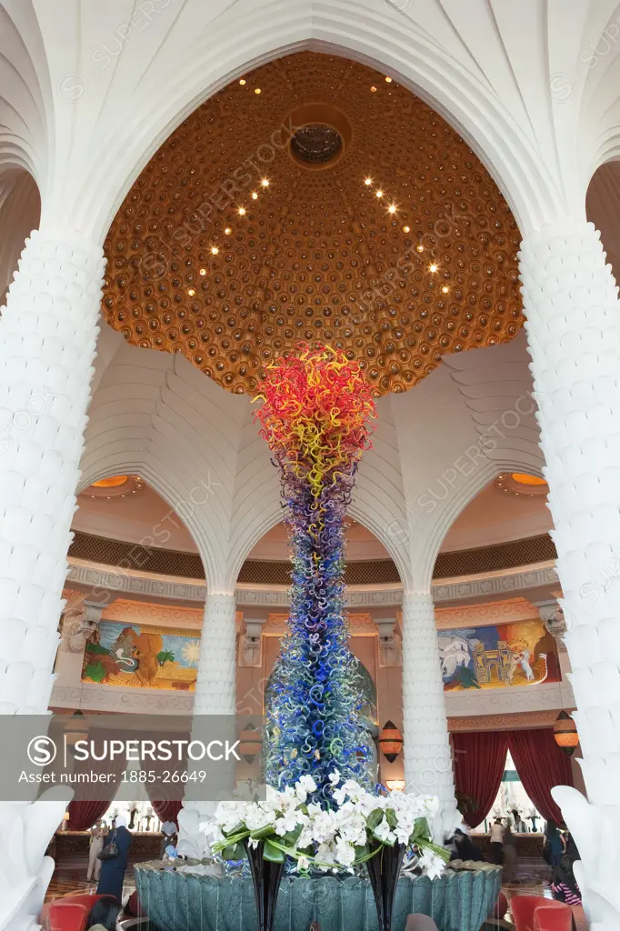 United Arab Emirates, Dubai, Atlantis Palm Jumeirah Hotel - the lobby