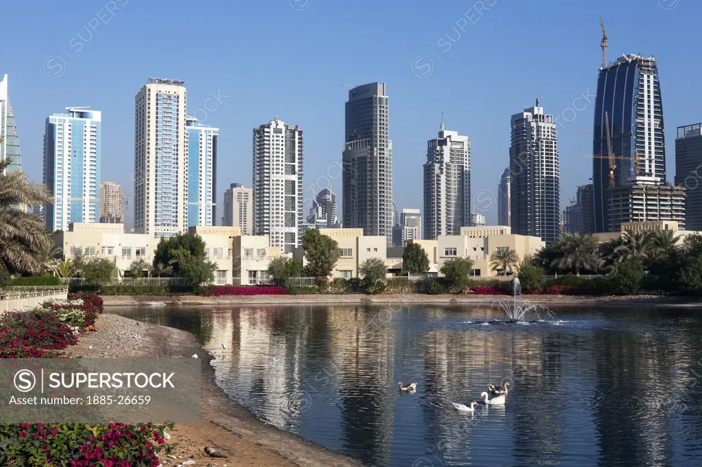United Arab Emirates, Dubai, The Meadows - villa complex