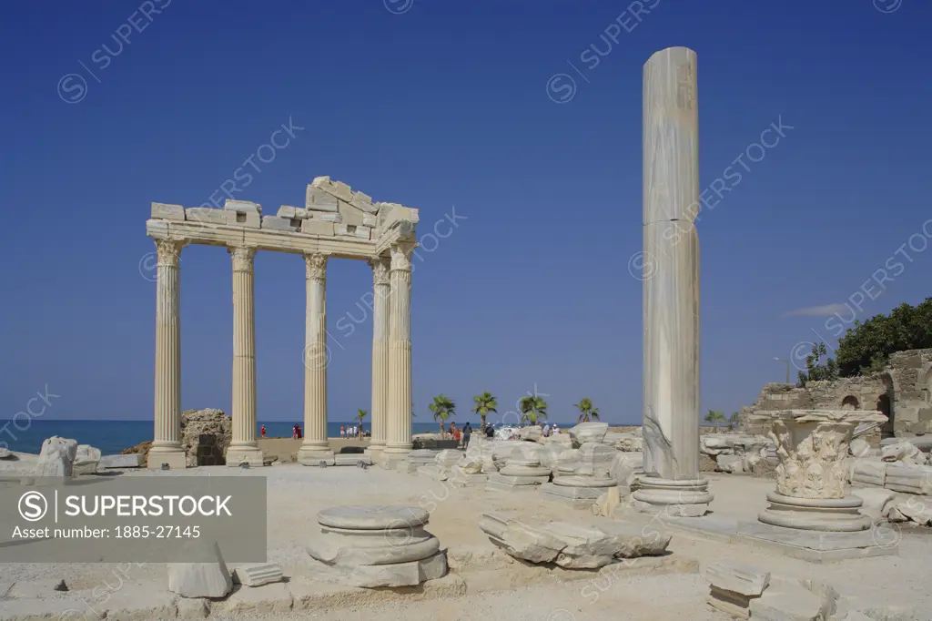 Turkey, Mediterranean, Side, Temple of Apollo