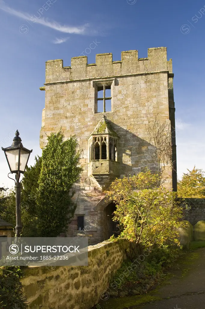 UK - England, Yorkshire, West Tanfield, The Marmion Tower