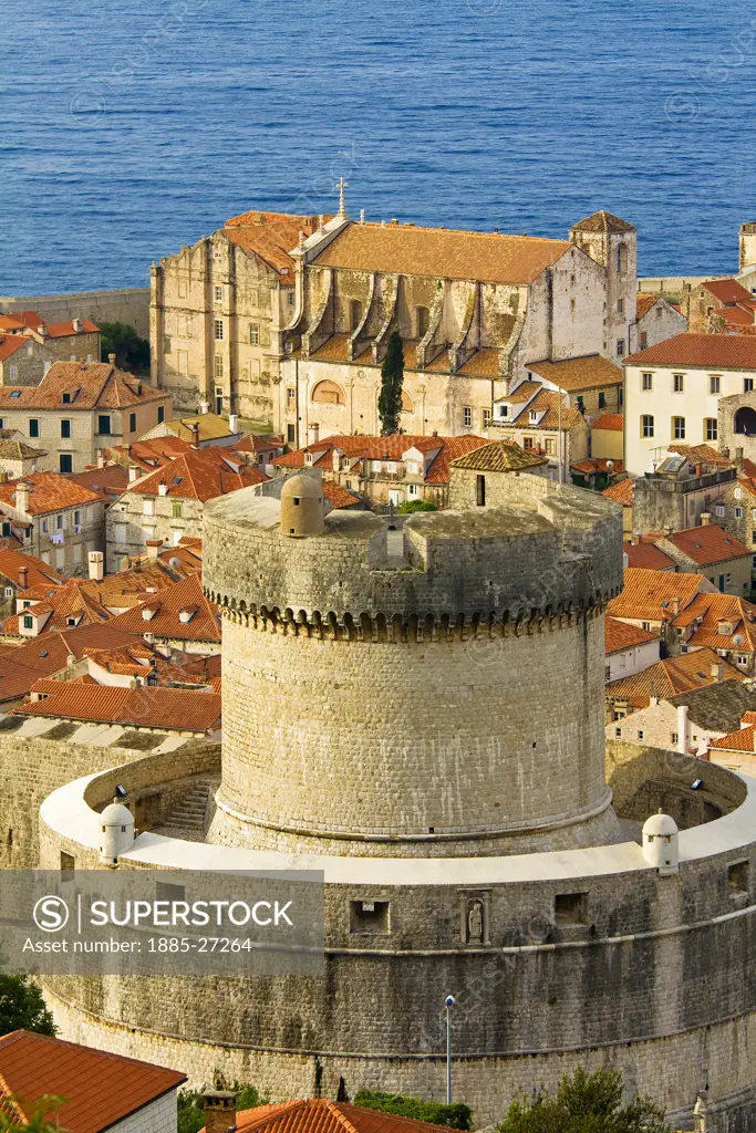 Croatia, Dalmatia, Dubrovnik, Fort Minceta