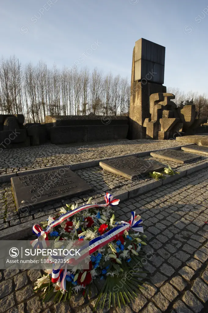 Poland, Oswiecim, Auschwitz II - Birkenau Camp - International Monument