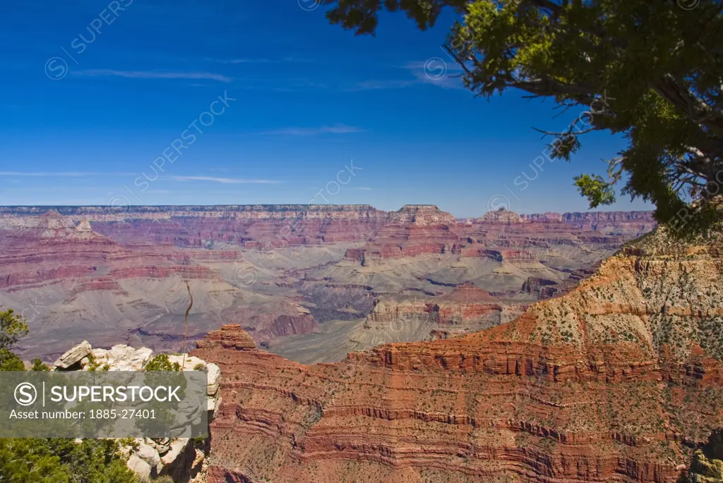 USA, Arizona, Grand Canyon, View across the Grand Canyon
