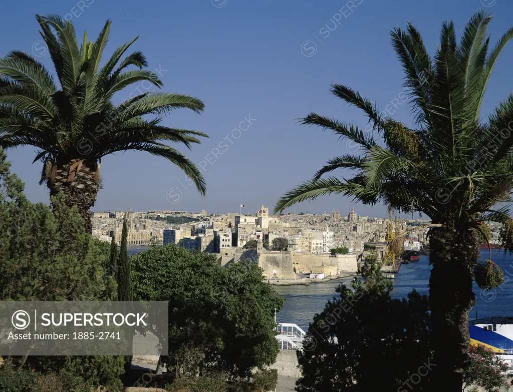 Maltese Islands, Malta, Senglea, View Towards