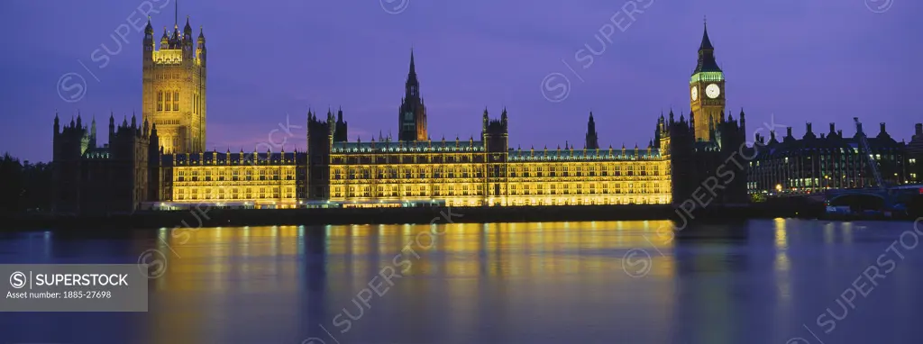 UK - England, London, Westminster at night