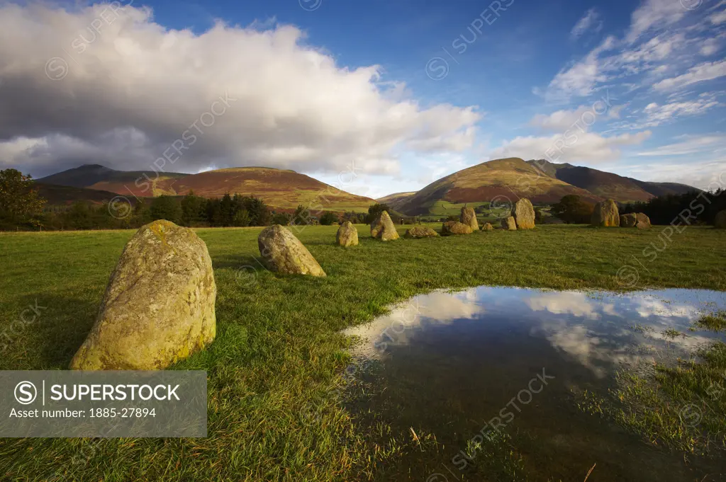 UK - England, Cumbria, Keswick, Castlerigg Stone Circle