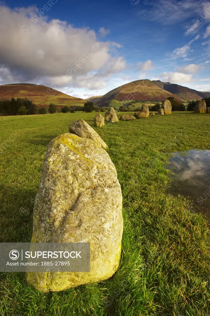 UK - England, Cumbria, Keswick, Castlerigg Stone Circle