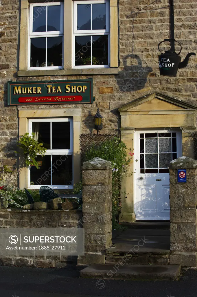 UK - England, Yorkshire, Swaledale, Village tea shop