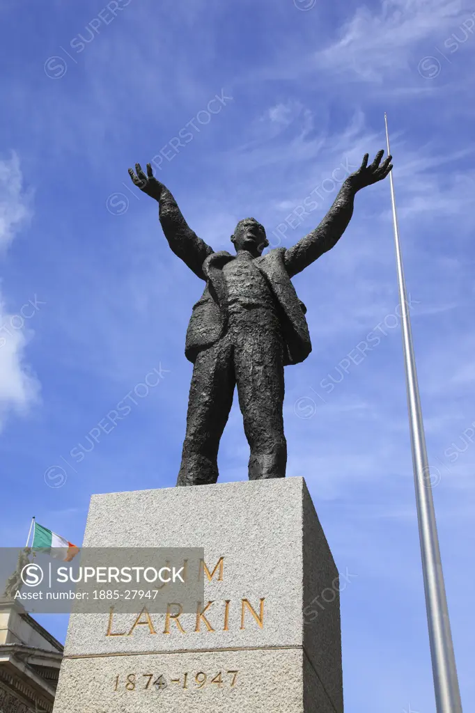 Ireland, County Dublin, Dublin, Jim Larkin statue