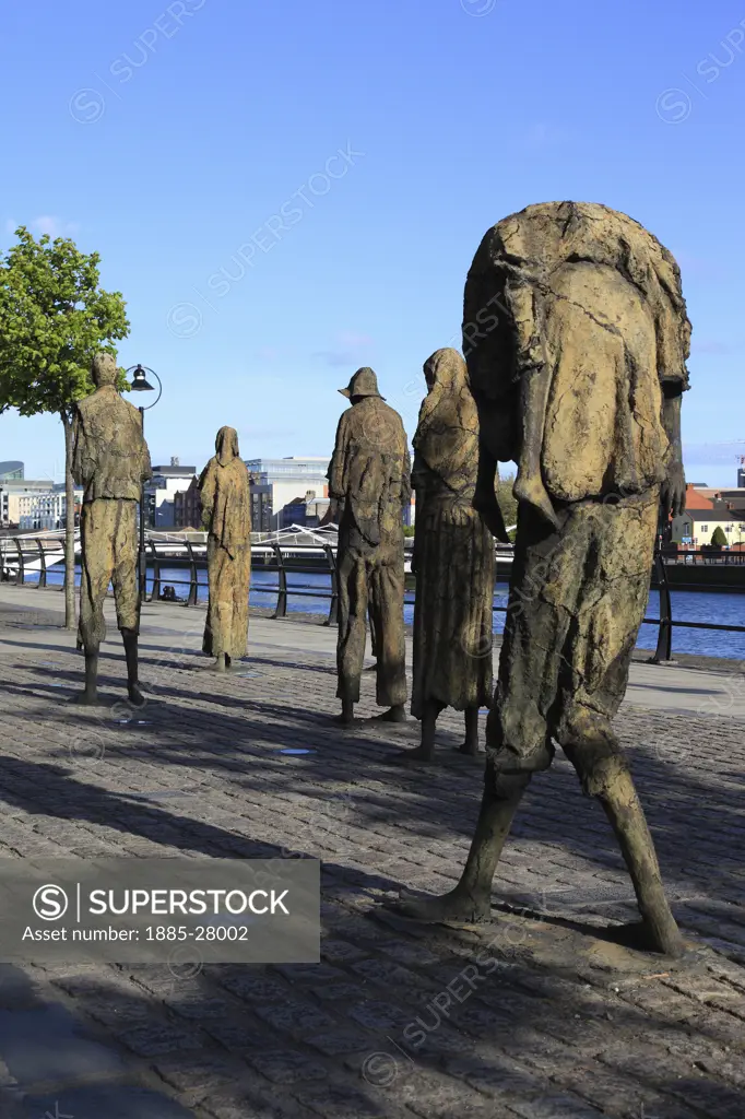 Ireland, County Dublin, Dublin, Famine Memorial