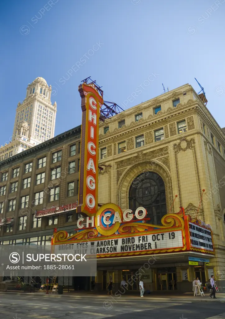 USA, Illinois, Chicago, Chicago Theater
