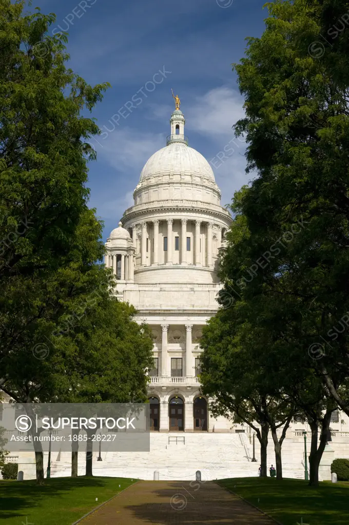 USA, Rhode Island, Providence, State Capitol
