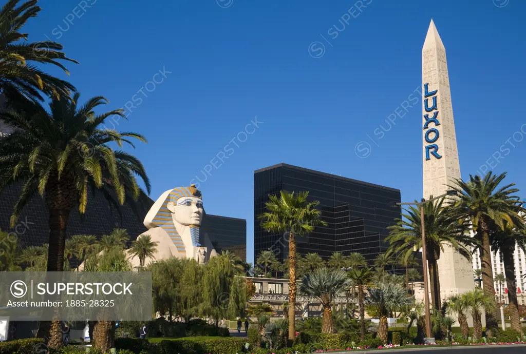 USA, Nevada, Las Vegas, Luxor Hotel and Casino