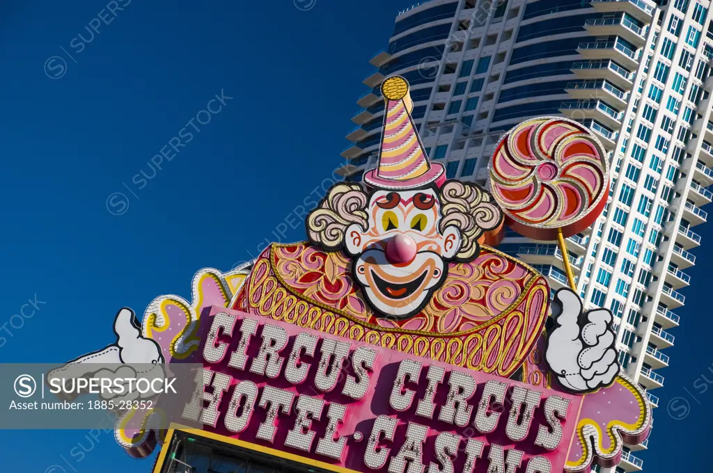 USA, Nevada, Las Vegas, Circus Circus Hotel and Casino