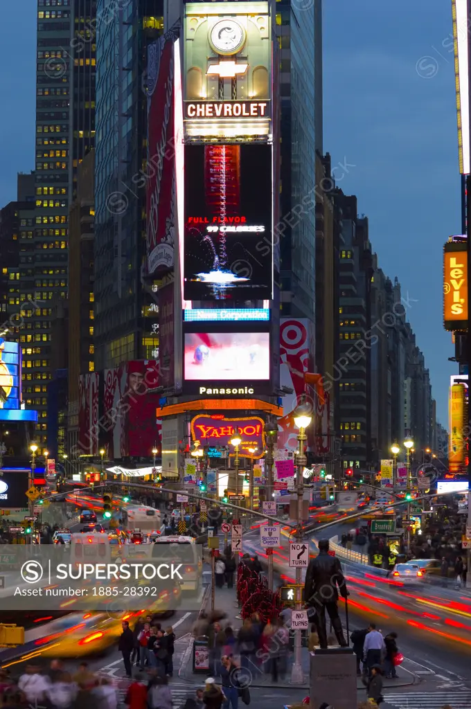 USA, New York State, New York, Times Square