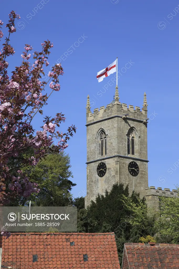 UK - England, Nottinghamshire, Nottingham, Most Holy Trinity Church in Spring