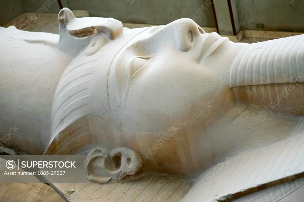 Egypt, Cairo - near, Colossus of Ramses II at Memphis