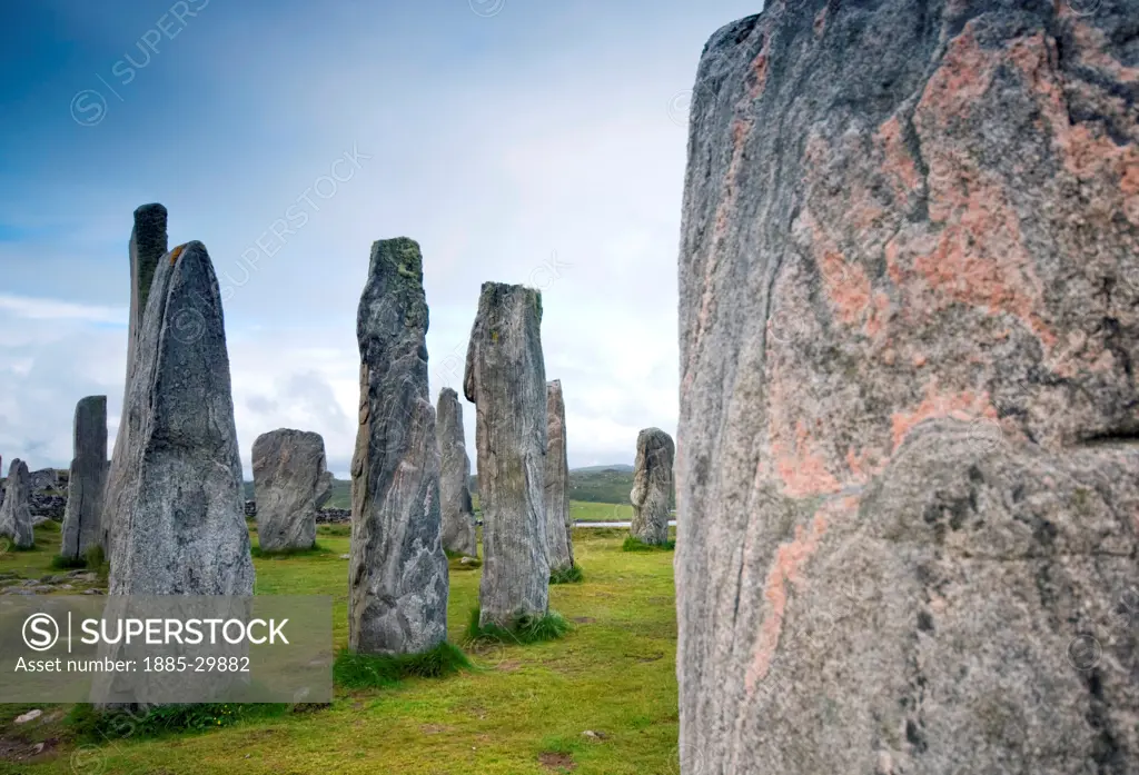 The Callanish Stones on the Isle of Lewis in the Outer Hebrides, UK