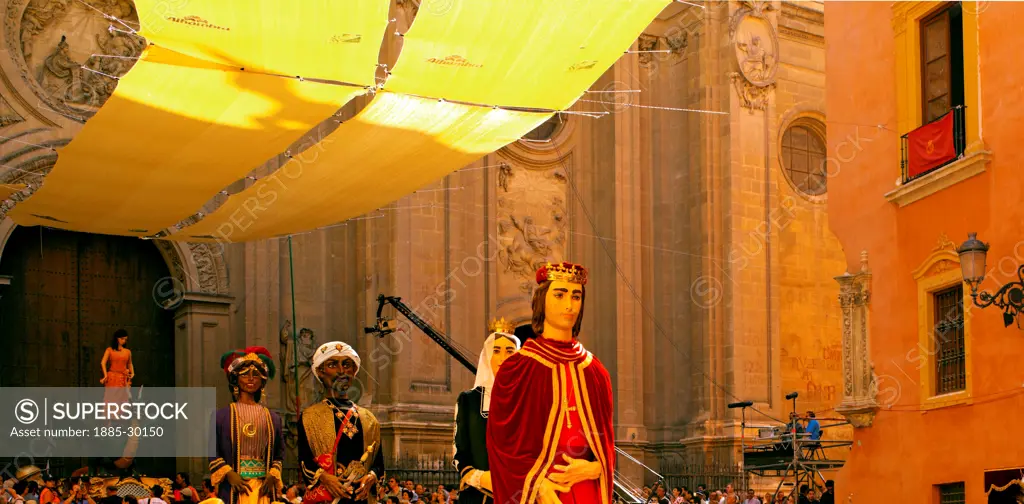 The Corpus Christi Procession in Granada, Spain