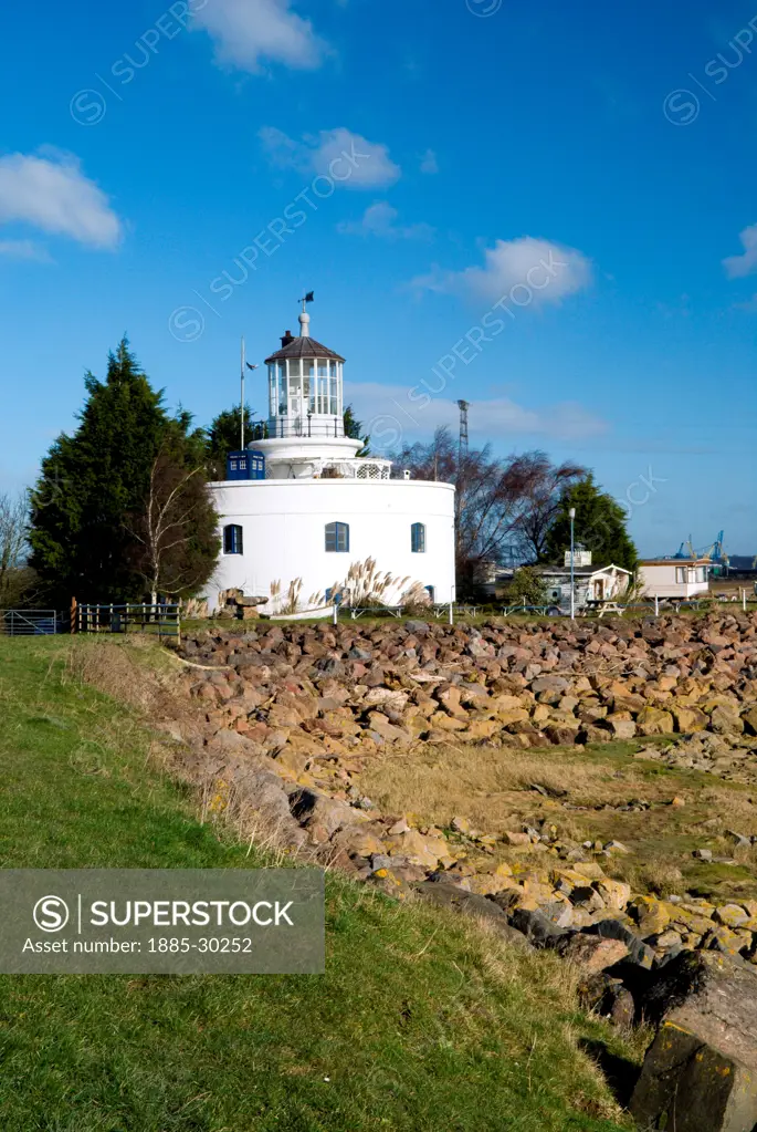 West Usk Lighthouse, Gwent Levels, Newport, Gwent, South Wales, United Kingdom.