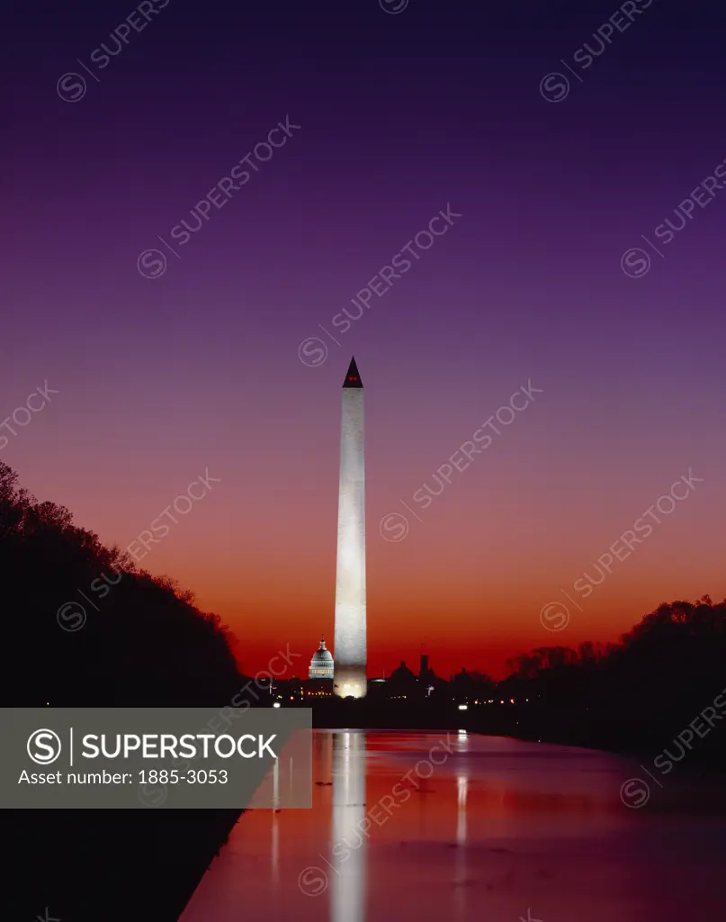 USA, District of Columbia, Washington DC, The Washington Monument