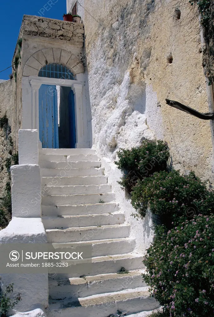 Greek Islands, Crete, Hrisoskalitissa Monastery, Entrance to Monastery