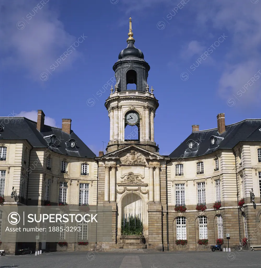 France, Brittany, Rennes, Hotel De Ville