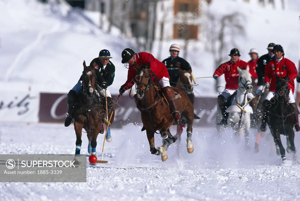Switzerland, , St. Moritz, Cartier Polo World Cup
