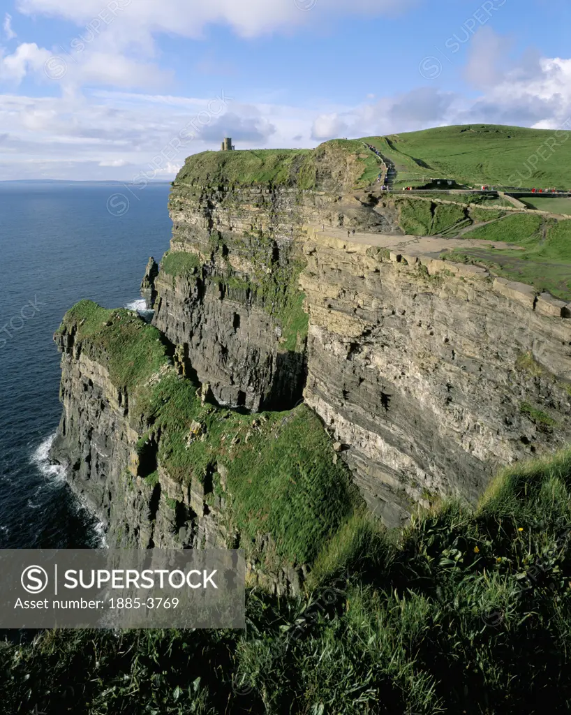 Ireland, County Clare, Cliffs Of Moher, Coastal Scenery
