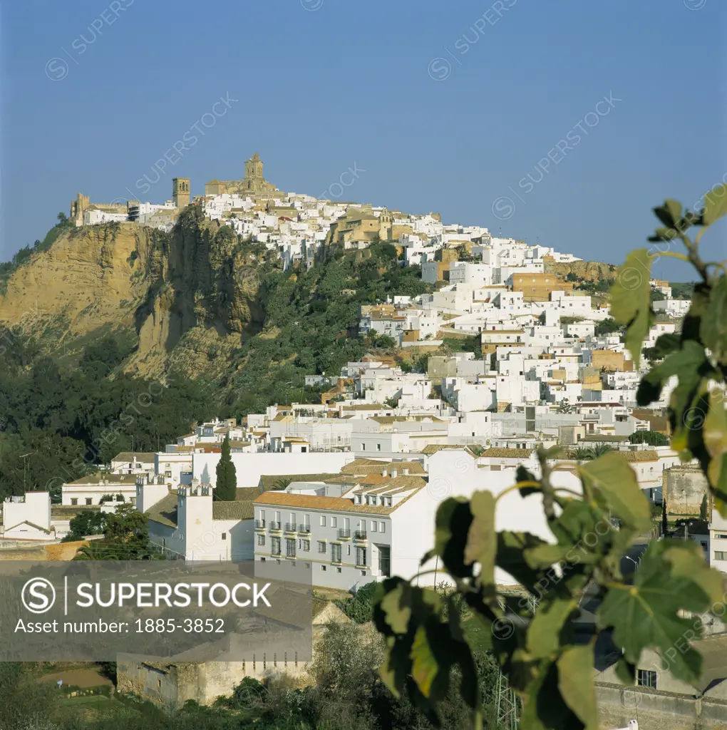 Spain, Andalucia, Arcos De La Frontera, White Village