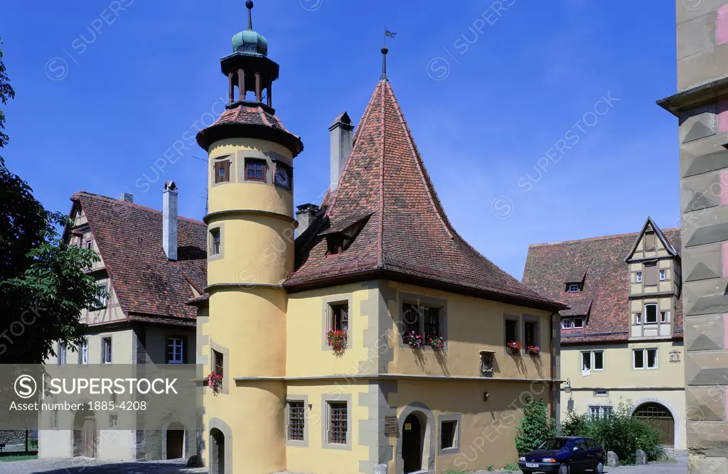 Germany, Bavaria, Rothenburg, Hegereiter House