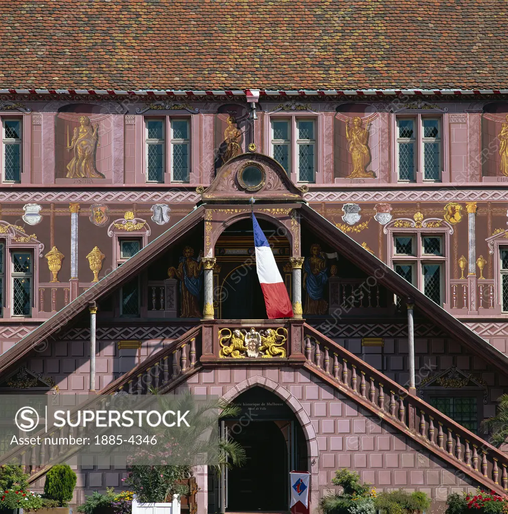 France, Alsace, Mulhouse, Hotel De Ville