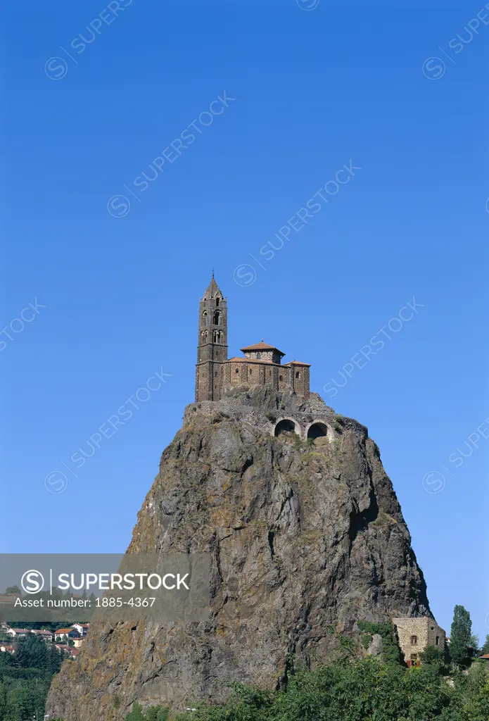 France, Auvergne , Le Puy En Velay (Haute Loire), St Michel D'aiguilhe Chapel