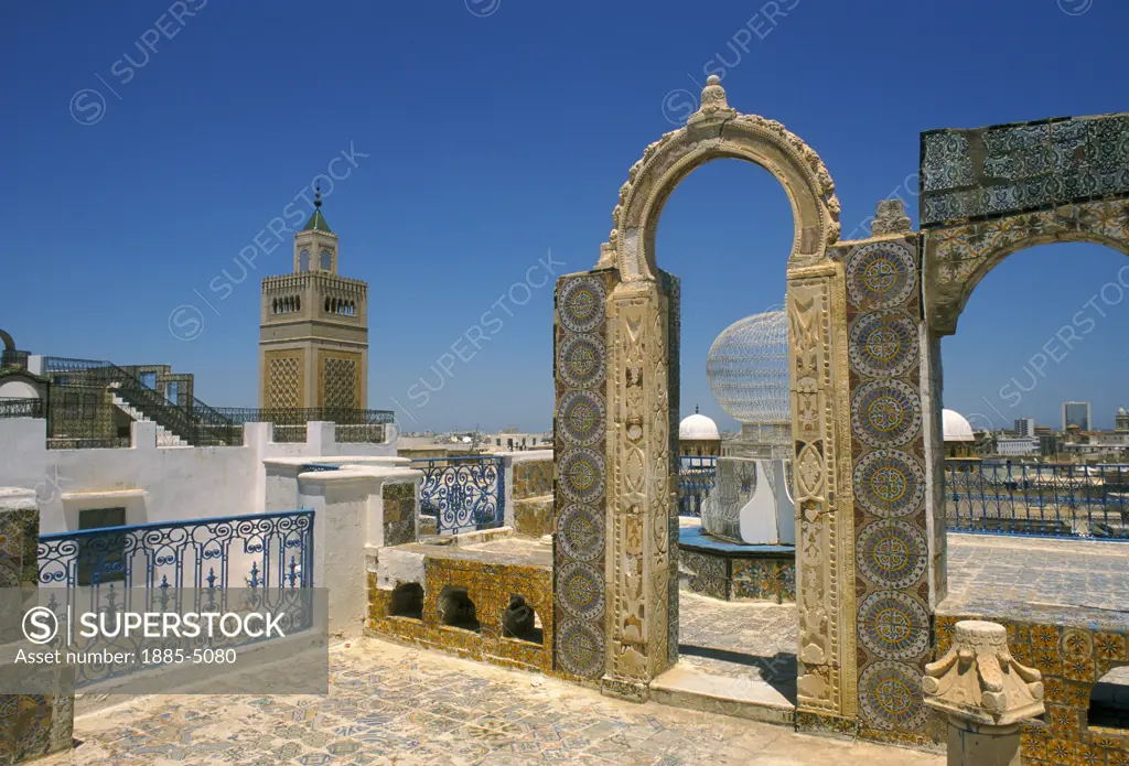 Tunisia, , Tunis, View of Great Mosque