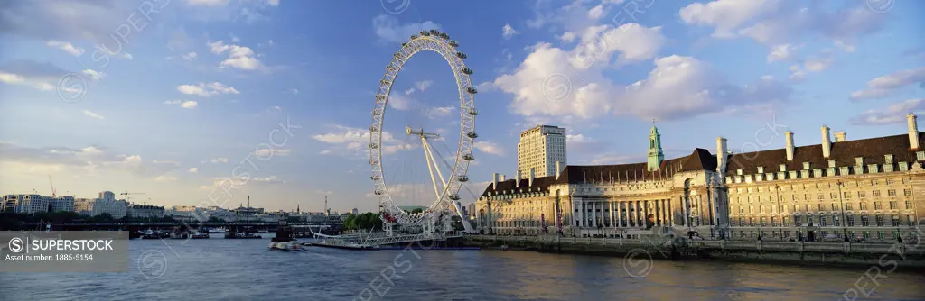 UK - England, , London, London Eye & County Hall