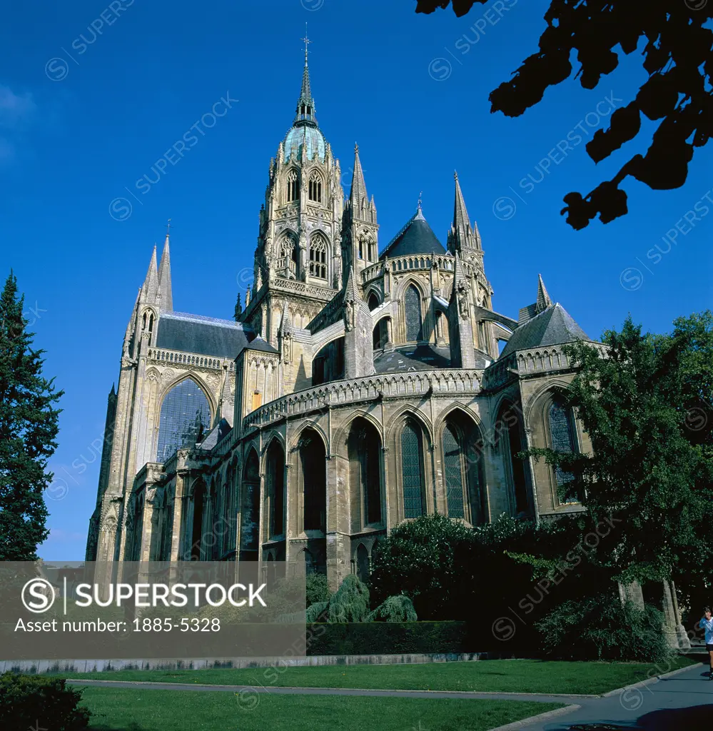 France, Normandy, Bayeux, The Cathedral