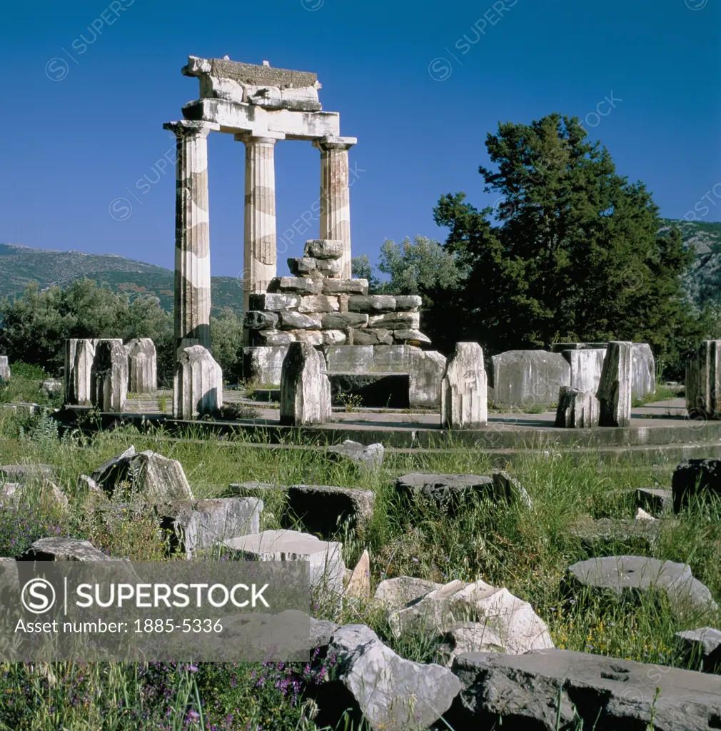 Greece, Central Greece, Delphi, The Tholos