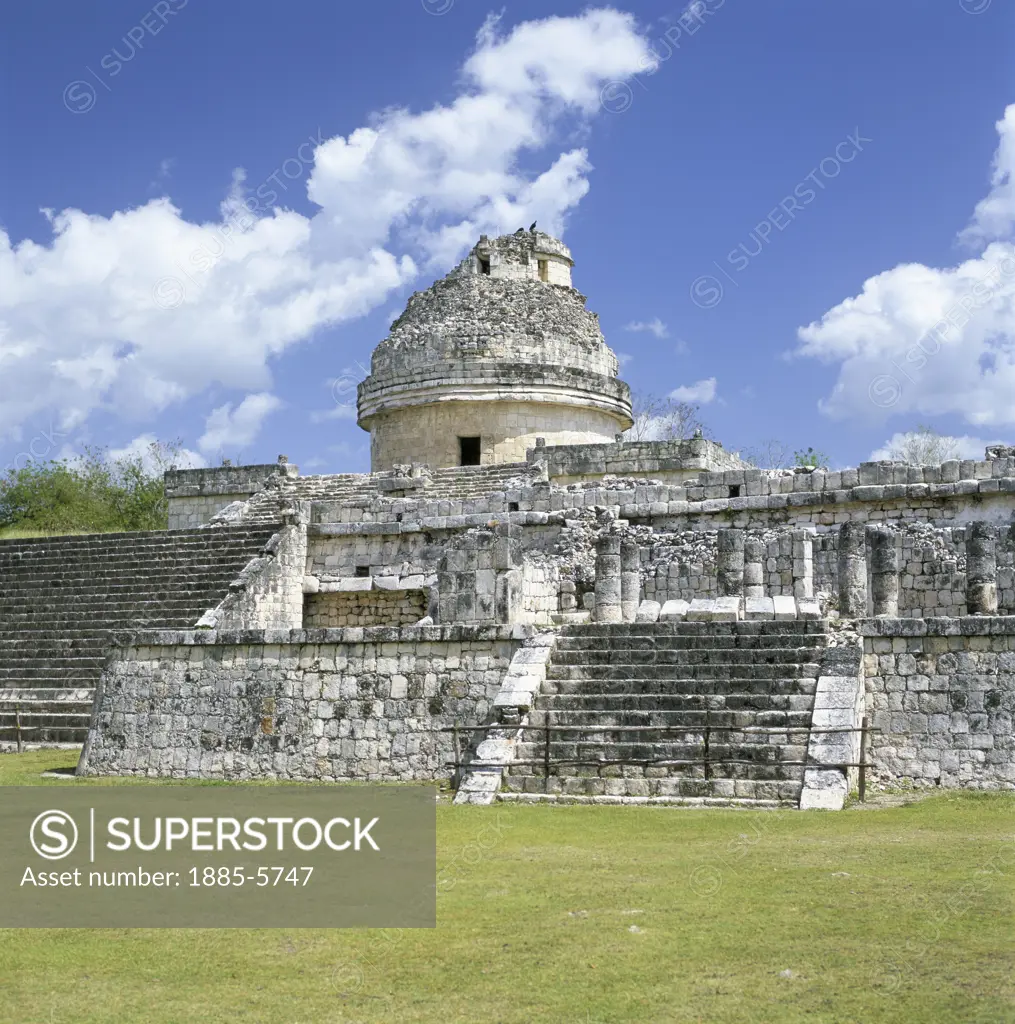 Mexico, Yucatan, Chichen Itza, Mayan Observatory - the Snail