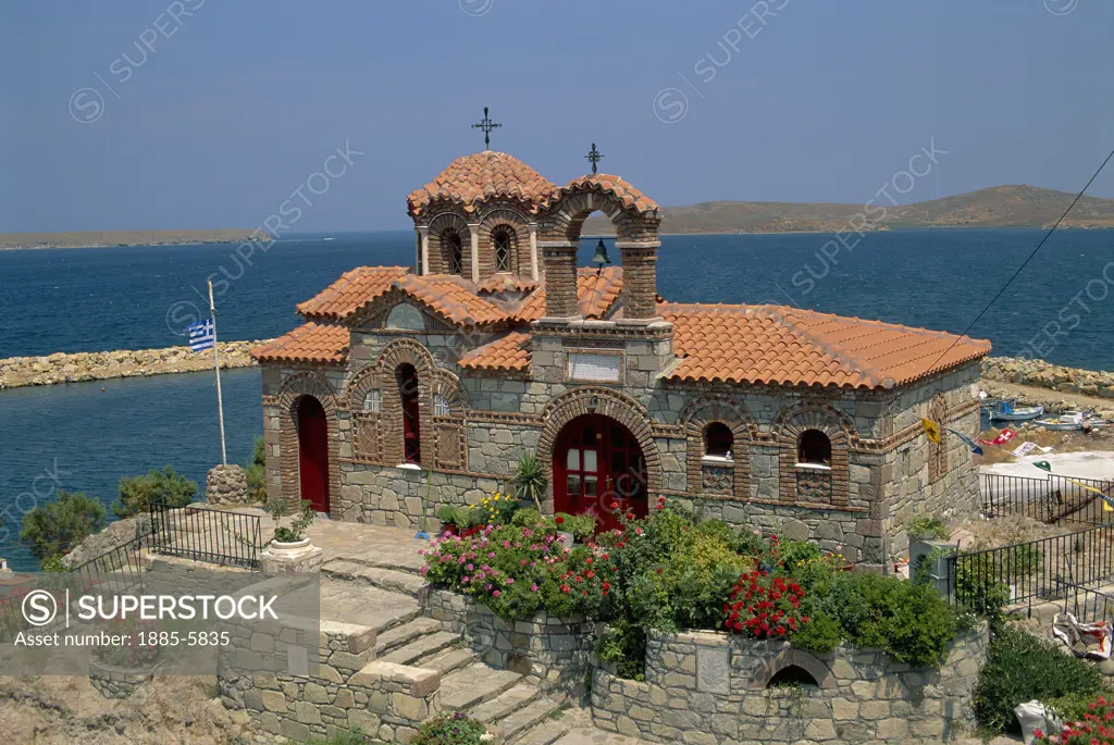 Greek Islands , Lesbos Island, Sigri, Church of St. Nicholas