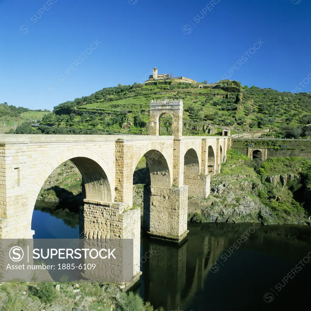 Spain, Extremadura, Alcantara, Puerte Romano