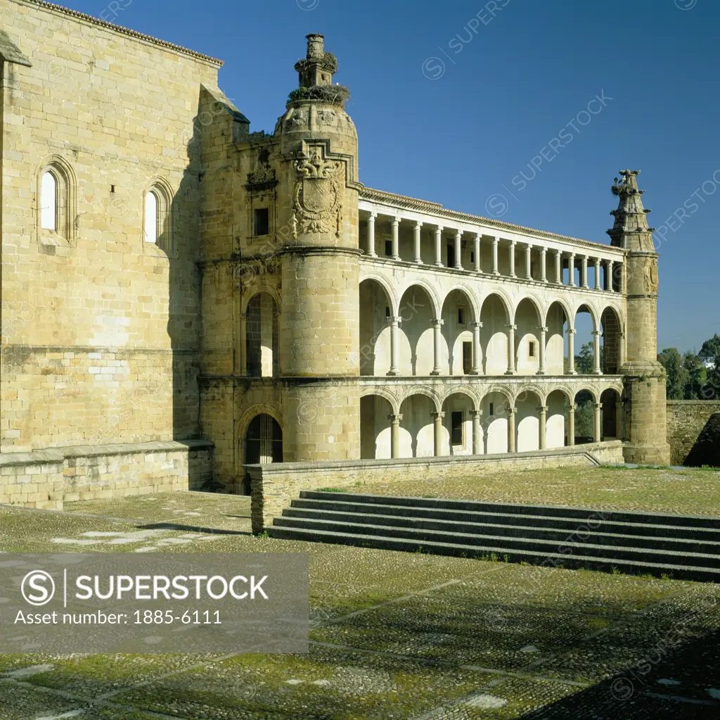 Spain, Extremadura, Alcantara, Convento San Benito