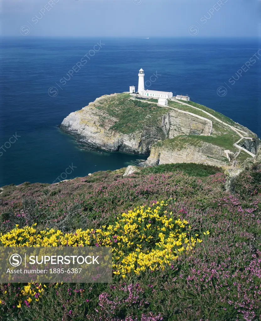 UK - Wales, Anglesey, South Stack Lighthouse, 