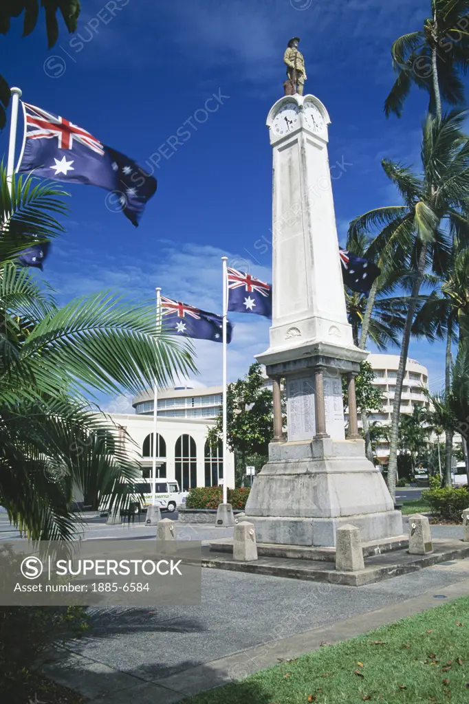 Australia, Queensland, Cairns, Memorial Monument