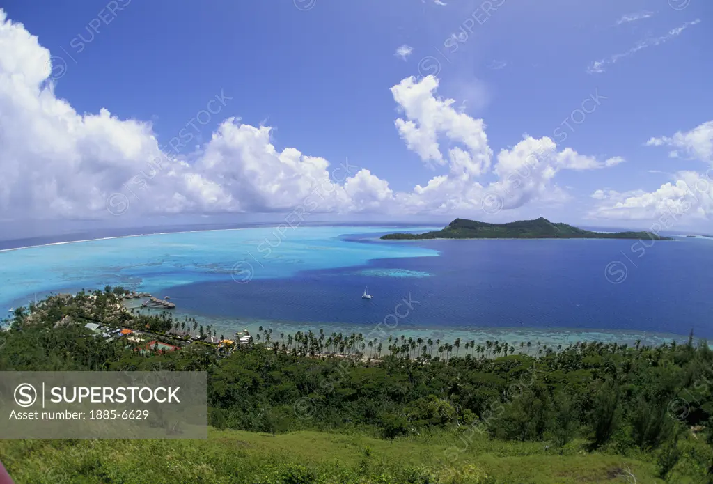Society Islands, Bora Bora, Bora Bora Lagoon, Bora Bora Hotel